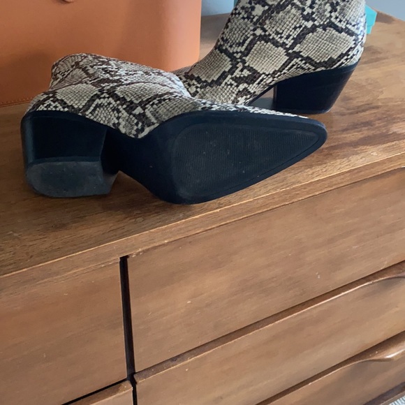 Zara python short cowboy boot - Picture 3 of 3